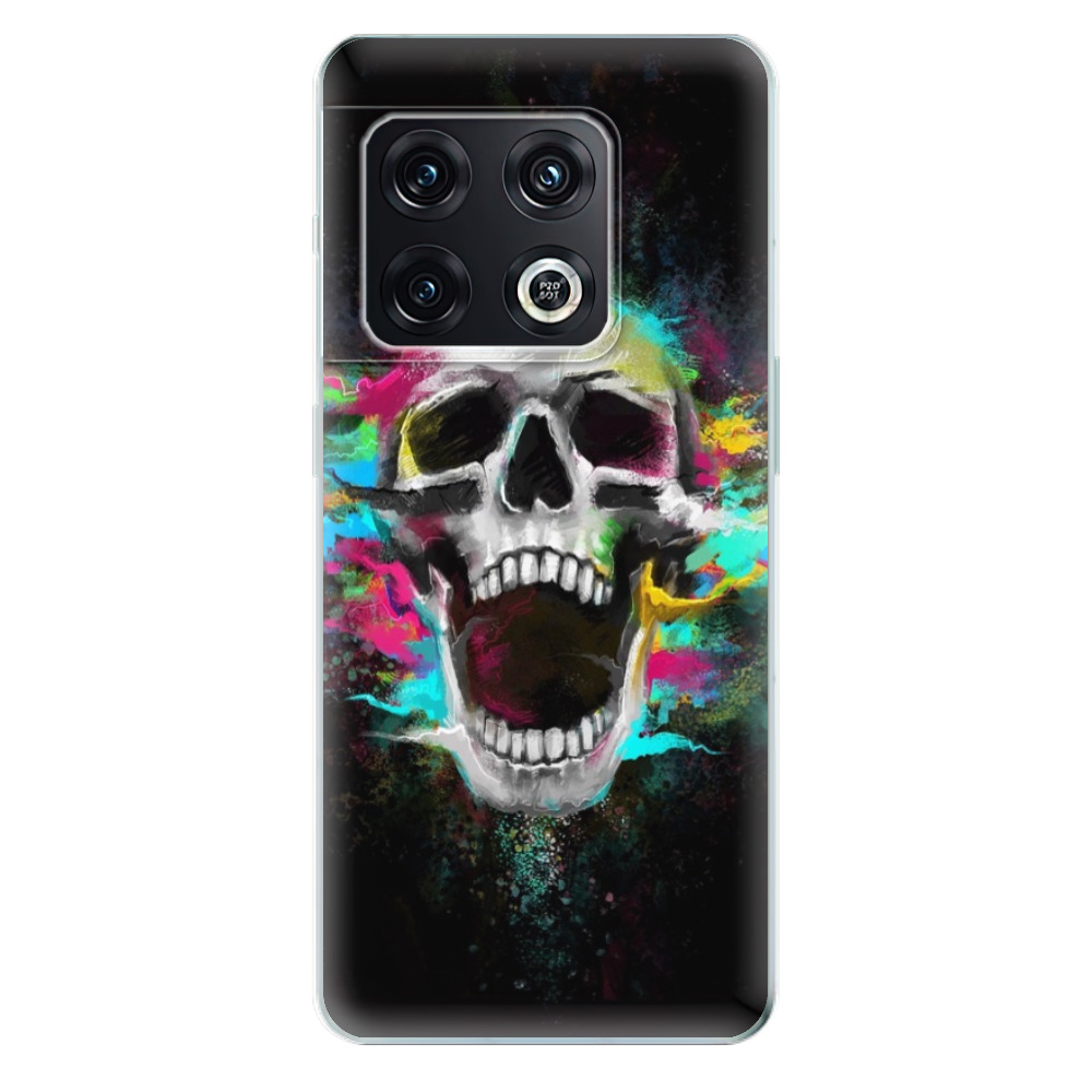 Odolné silikónové puzdro iSaprio - Skull in Colors - OnePlus 10 Pro