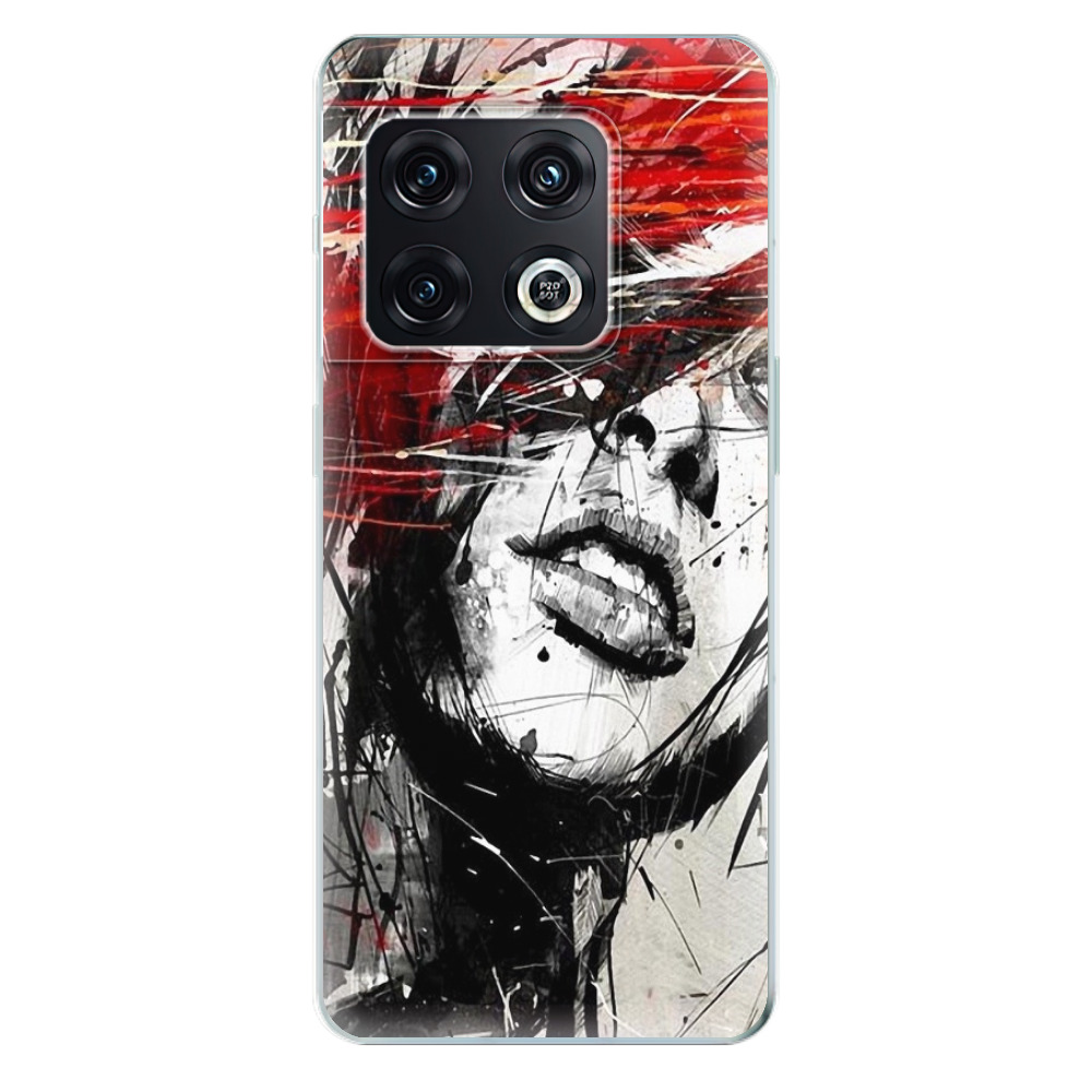 Odolné silikónové puzdro iSaprio - Sketch Face - OnePlus 10 Pro