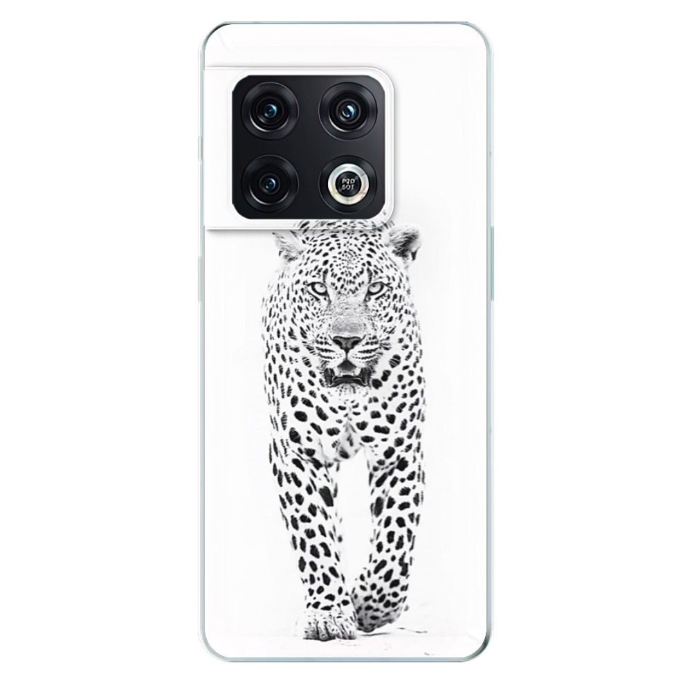 Odolné silikónové puzdro iSaprio - White Jaguar - OnePlus 10 Pro