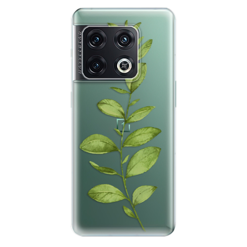 Odolné silikónové puzdro iSaprio - Green Plant 01 - OnePlus 10 Pro