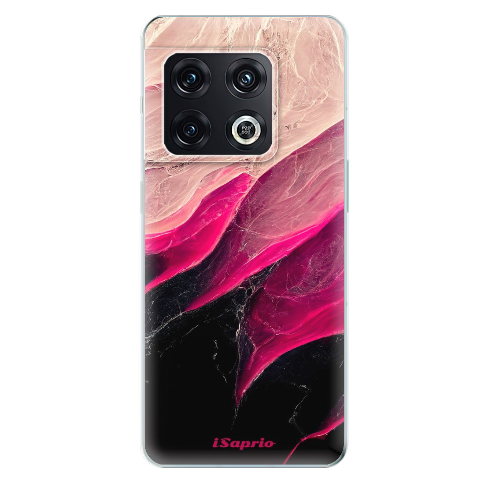 Odolné silikónové puzdro iSaprio - Black and Pink - OnePlus 10 Pro