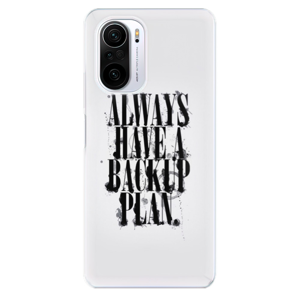 Odolné silikónové puzdro iSaprio - Backup Plan - Xiaomi Poco F3