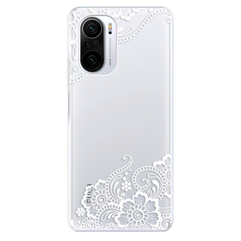 Odolné silikónové puzdro iSaprio - White Lace 02 - Xiaomi Poco F3