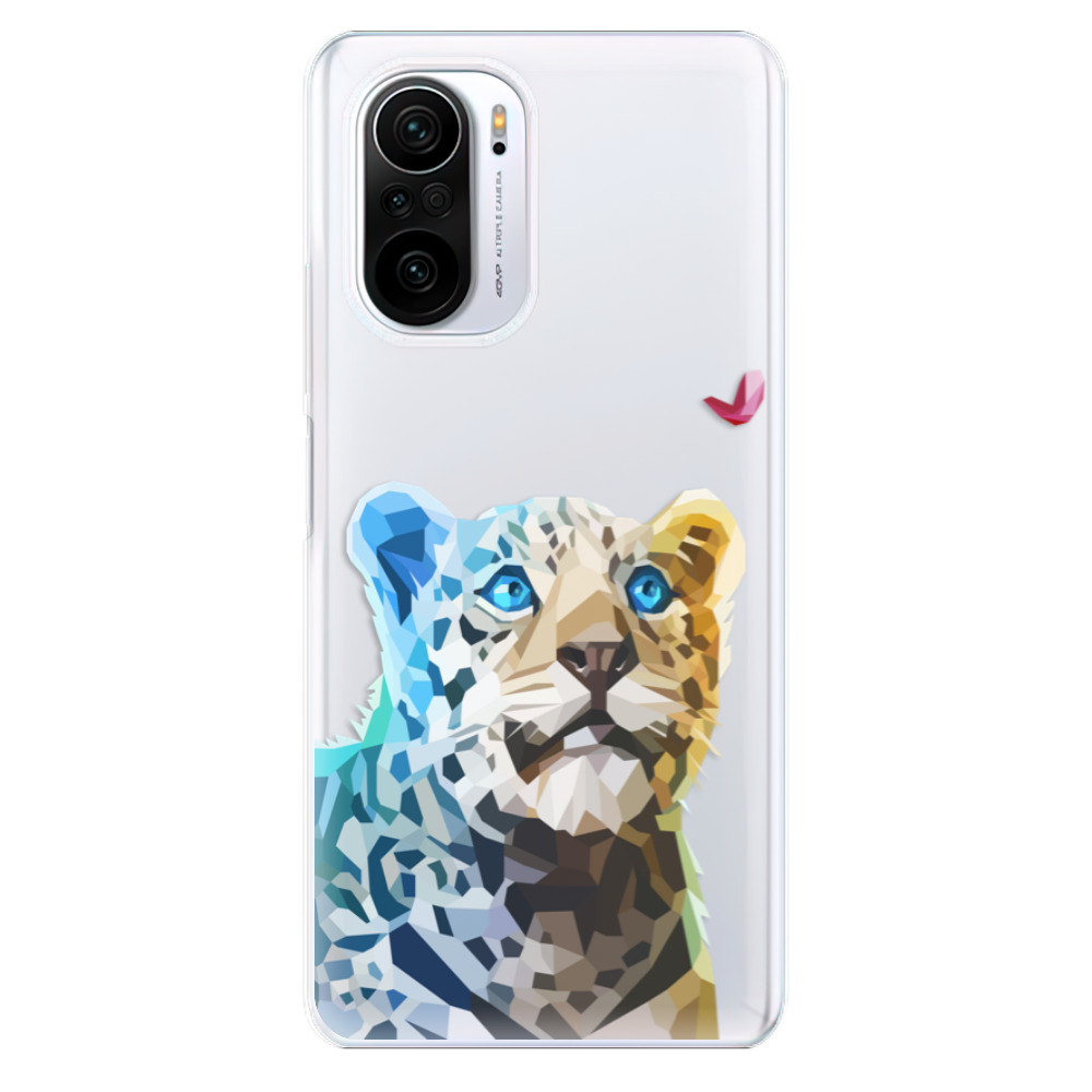 Odolné silikónové puzdro iSaprio - Leopard With Butterfly - Xiaomi Poco F3