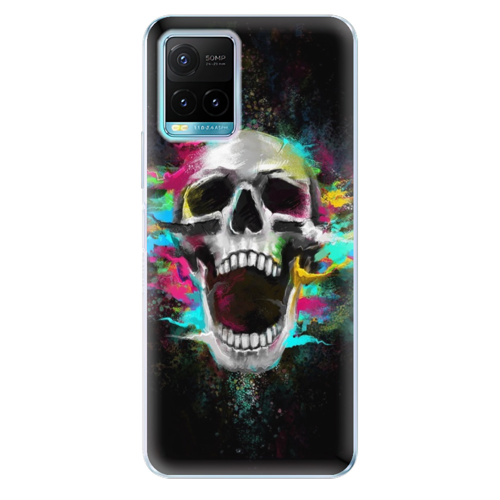 Odolné silikónové puzdro iSaprio - Skull in Colors - Vivo Y21 / Y21s / Y33s