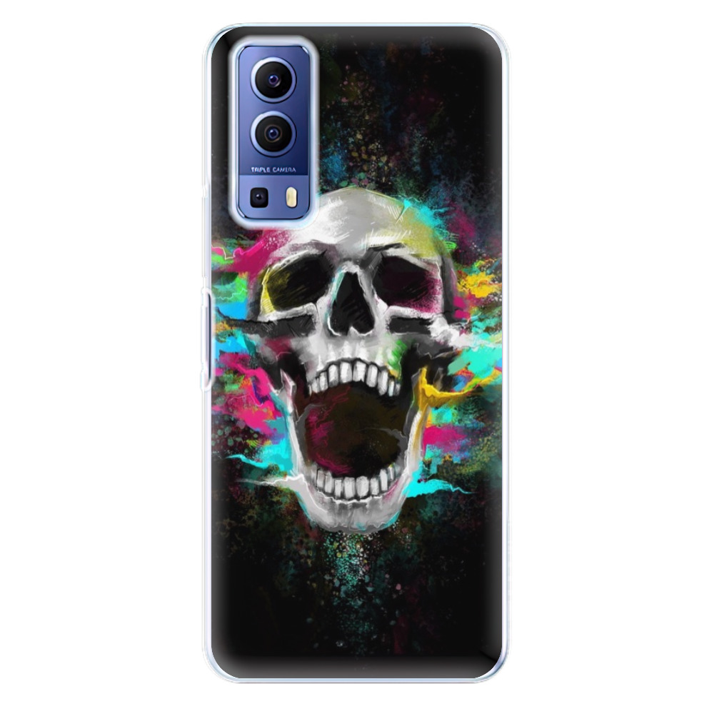 Odolné silikónové puzdro iSaprio - Skull in Colors - Vivo Y52 5G