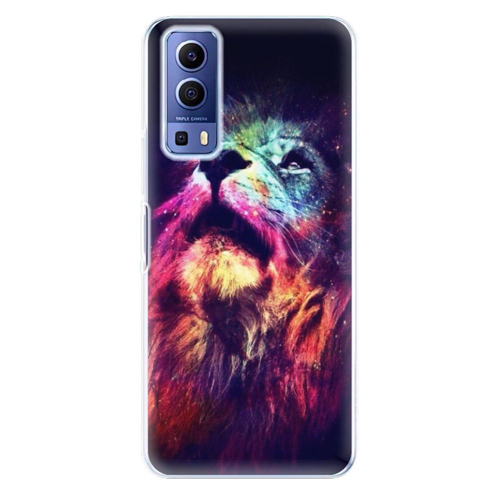Odolné silikónové puzdro iSaprio - Lion in Colors - Vivo Y52 5G