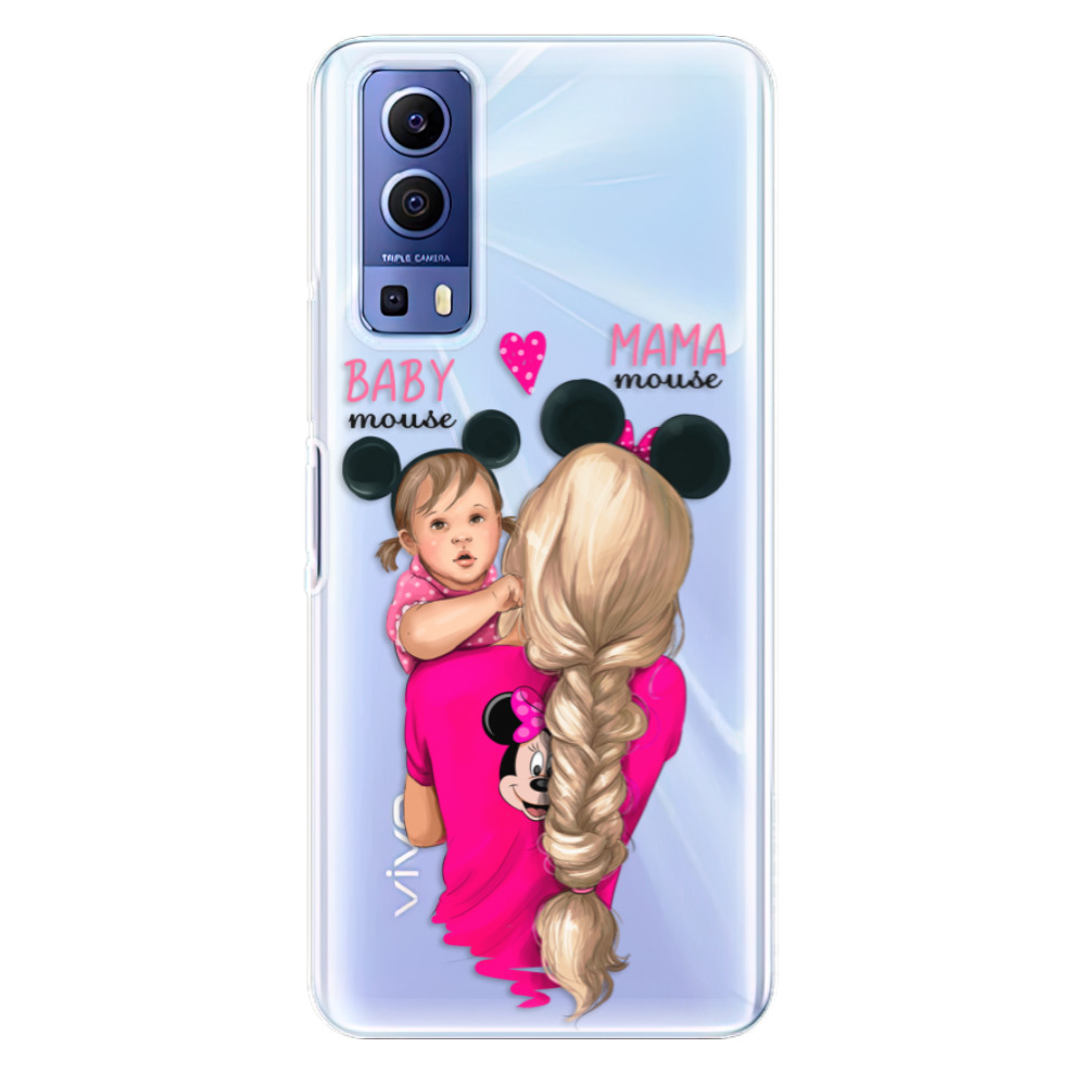 Odolné silikónové puzdro iSaprio - Mama Mouse Blond and Girl - Vivo Y52 5G