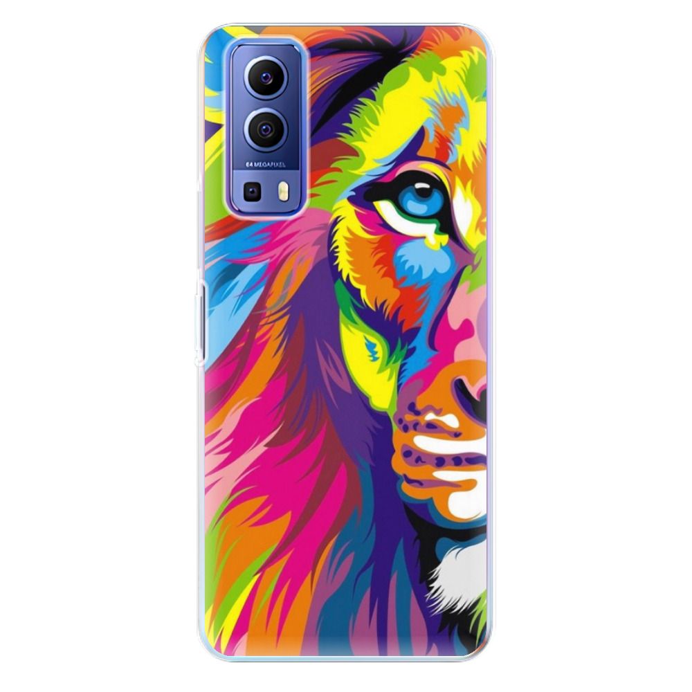 Odolné silikónové puzdro iSaprio - Rainbow Lion - Vivo Y72 5G