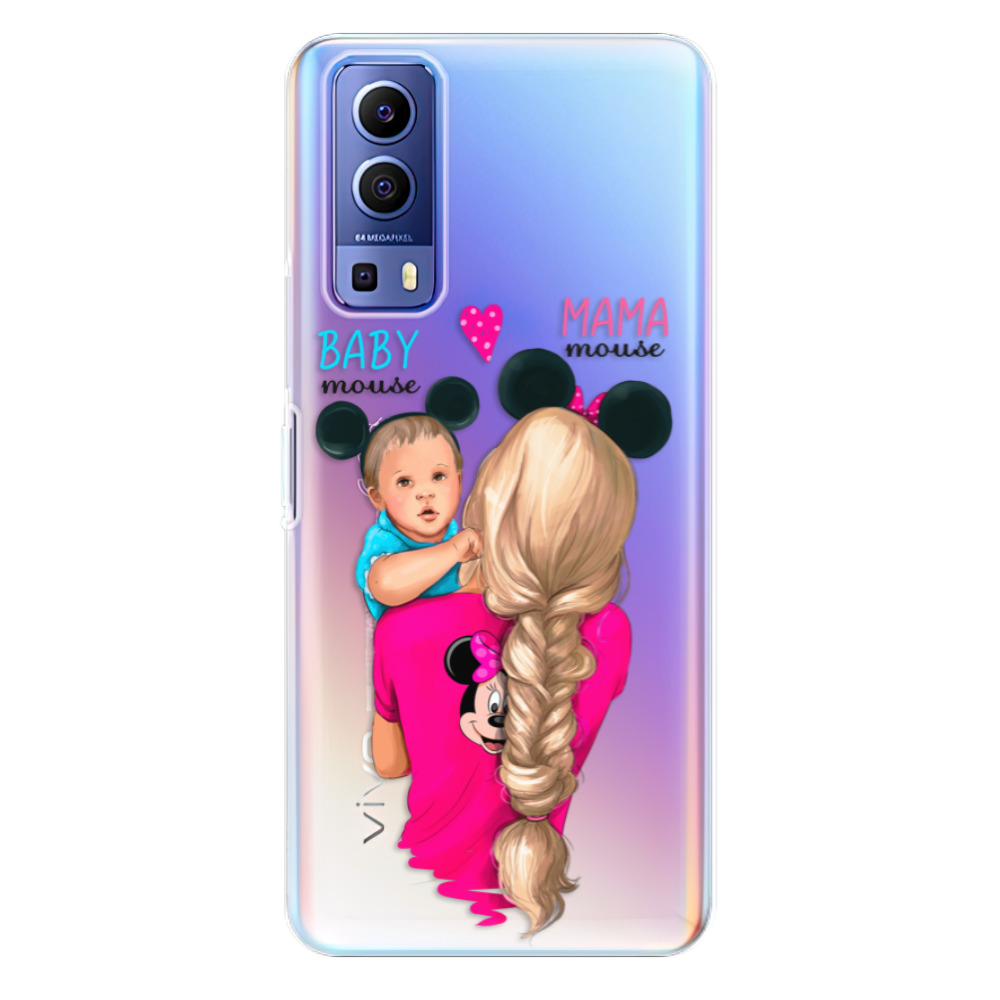 Odolné silikónové puzdro iSaprio - Mama Mouse Blonde and Boy - Vivo Y72 5G