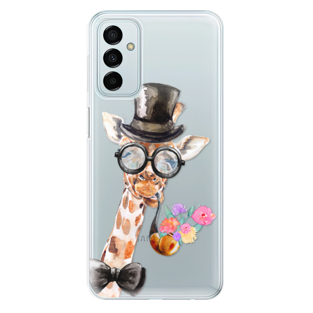 Odolné silikónové puzdro iSaprio - Sir Giraffe - Samsung Galaxy M23 5G