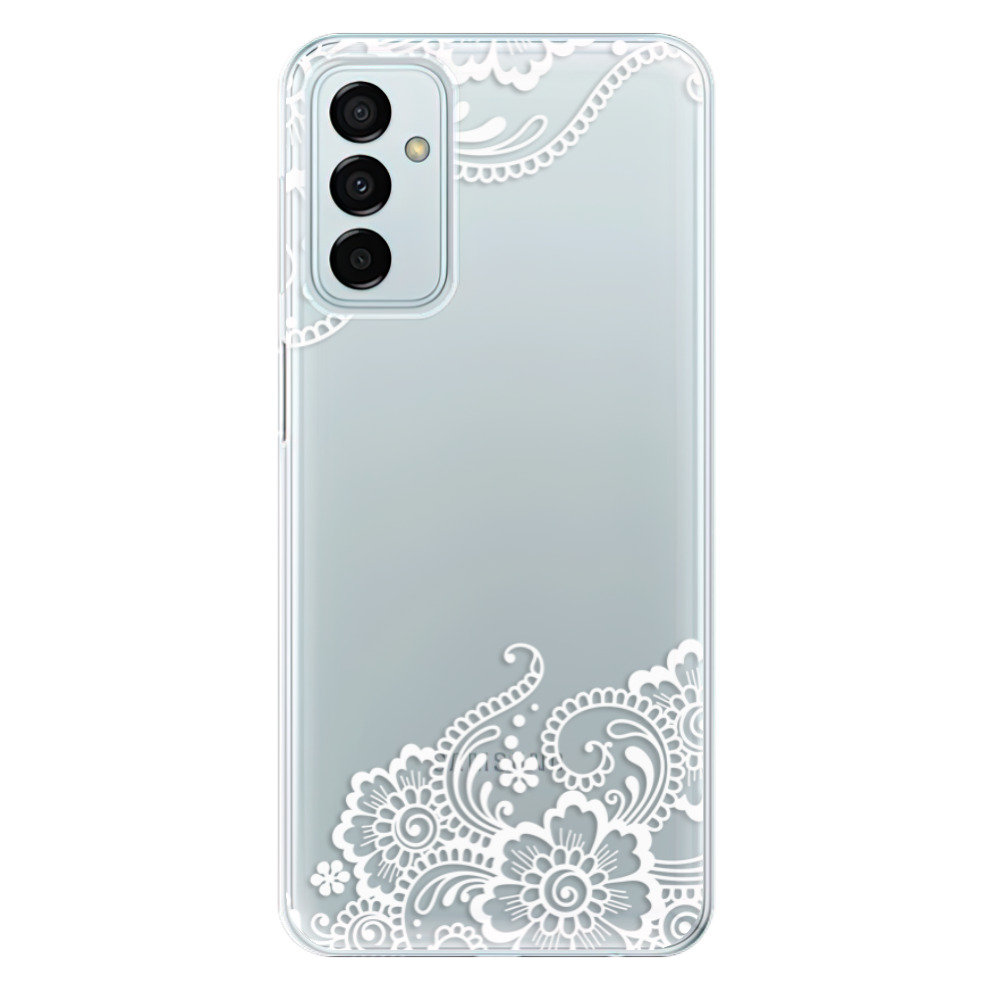 Odolné silikónové puzdro iSaprio - White Lace 02 - Samsung Galaxy M23 5G