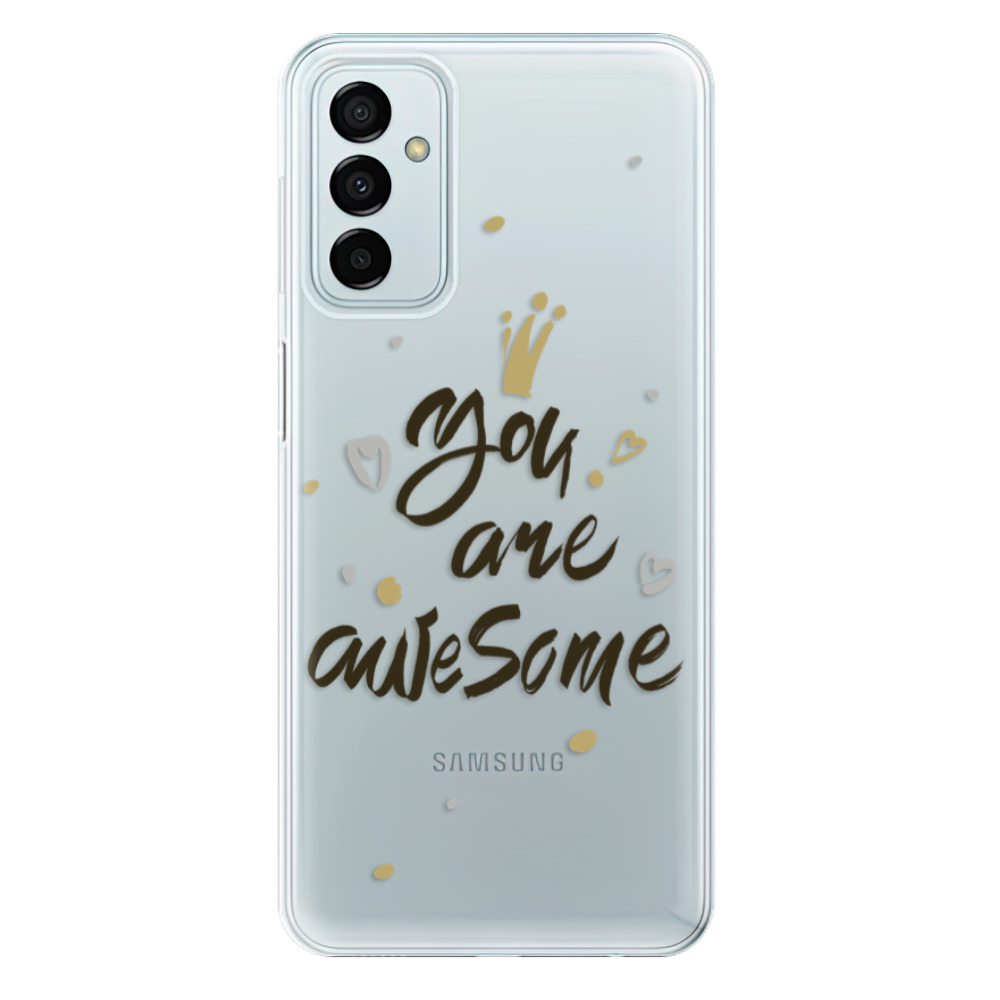 Odolné silikónové puzdro iSaprio - You Are Awesome - black - Samsung Galaxy M23 5G