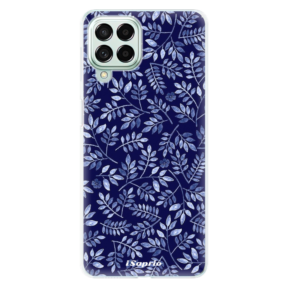 Odolné silikónové puzdro iSaprio - Blue Leaves 05 - Samsung Galaxy M53 5G