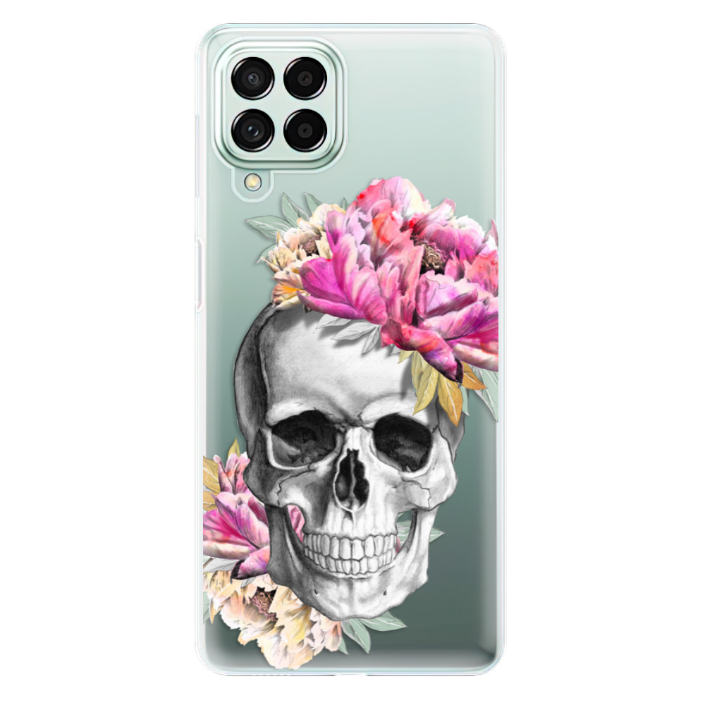 Odolné silikónové puzdro iSaprio - Pretty Skull - Samsung Galaxy M53 5G
