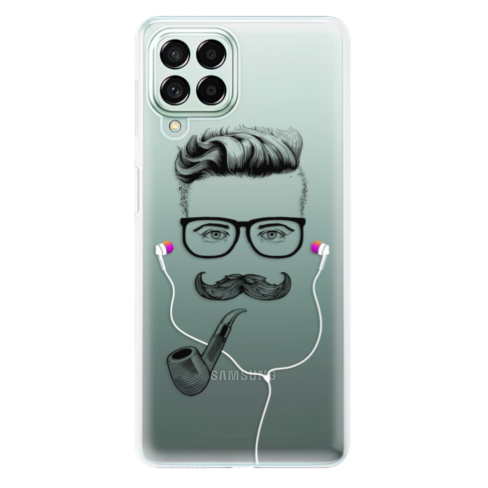 Odolné silikónové puzdro iSaprio - Man With Headphones 01 - Samsung Galaxy M53 5G
