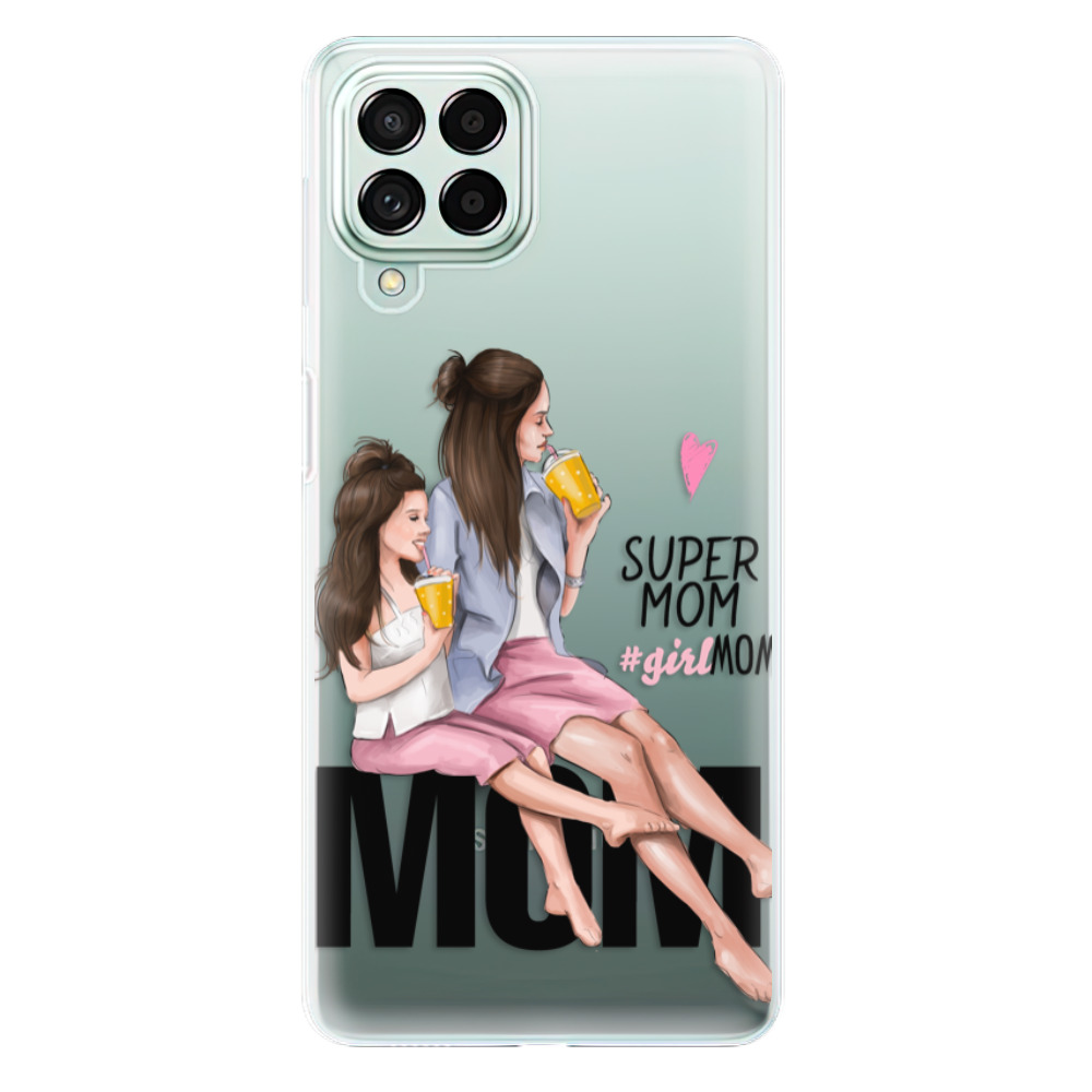 Odolné silikónové puzdro iSaprio - Milk Shake - Brunette - Samsung Galaxy M53 5G