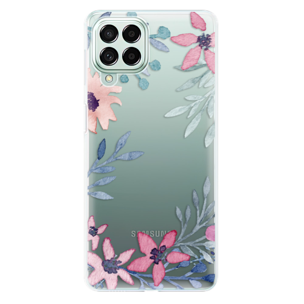 Odolné silikónové puzdro iSaprio - Leaves and Flowers - Samsung Galaxy M53 5G