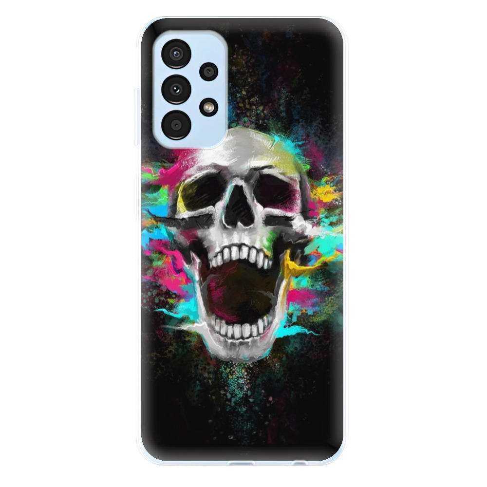 Odolné silikónové puzdro iSaprio - Skull in Colors - Samsung Galaxy A13
