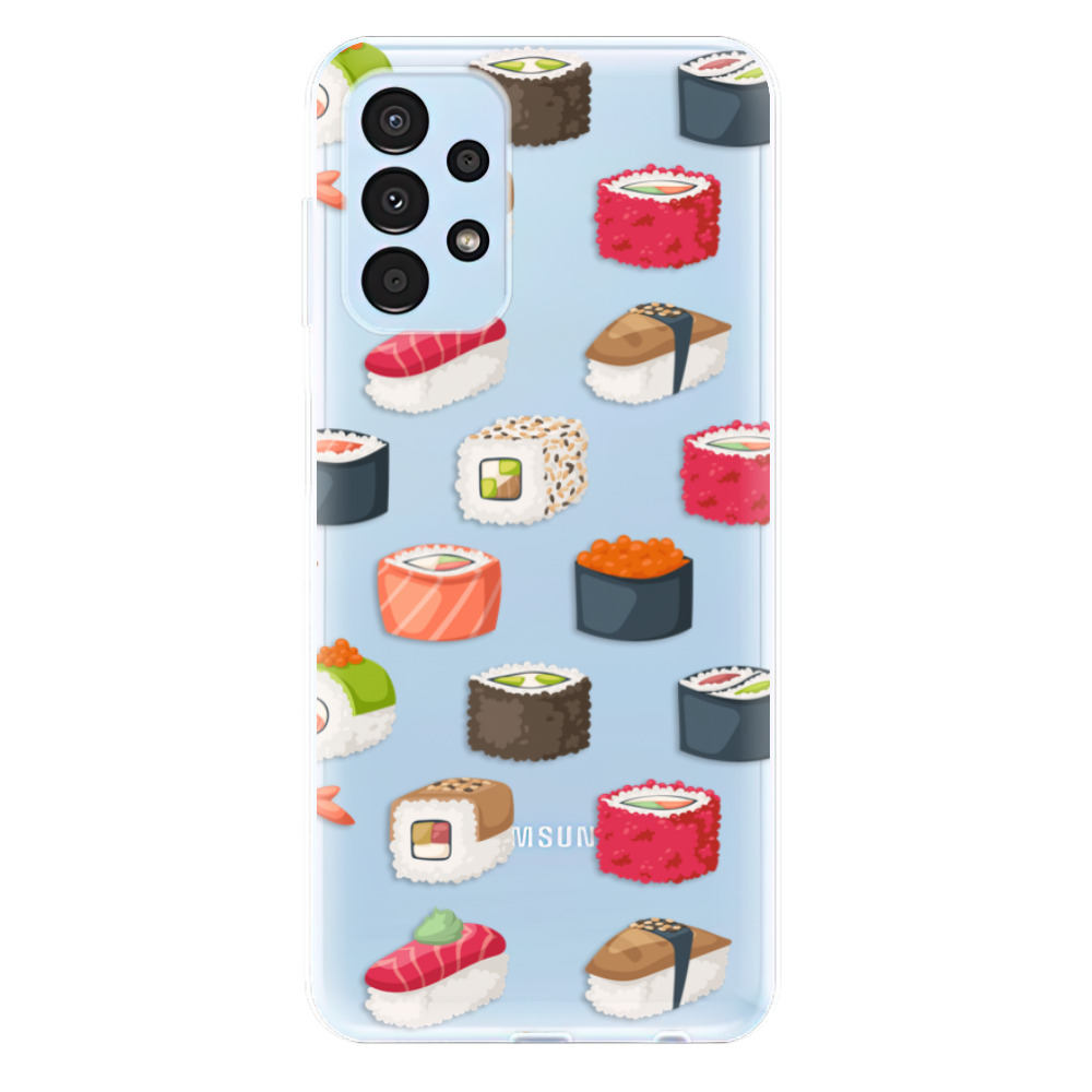 Odolné silikónové puzdro iSaprio - Sushi Pattern - Samsung Galaxy A13