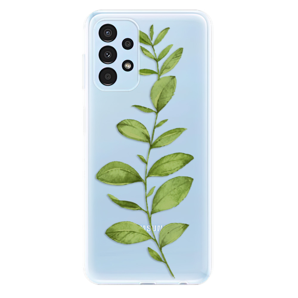 Odolné silikónové puzdro iSaprio - Green Plant 01 - Samsung Galaxy A13