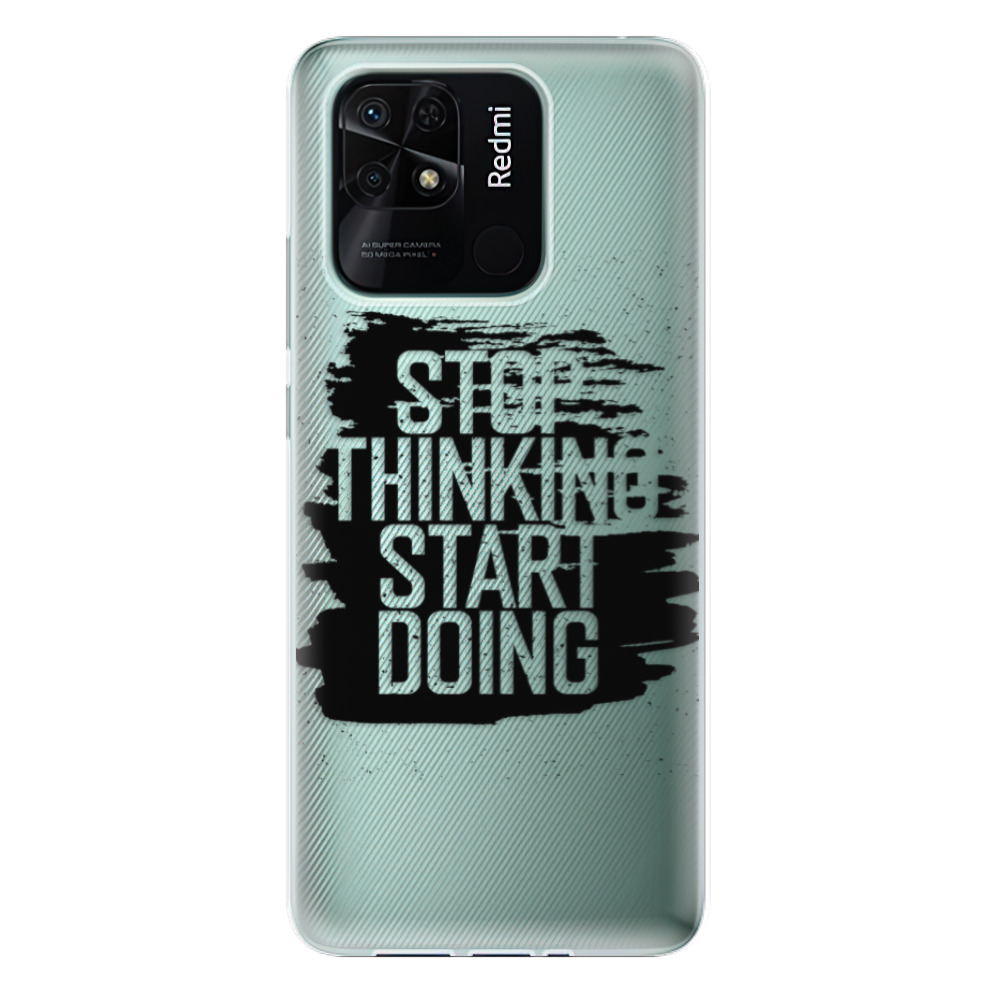 Odolné silikónové puzdro iSaprio - Start Doing - black - Xiaomi Redmi 10C
