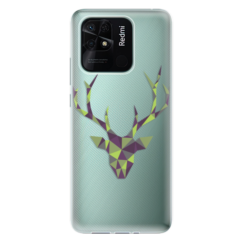 Odolné silikónové puzdro iSaprio - Deer Green - Xiaomi Redmi 10C