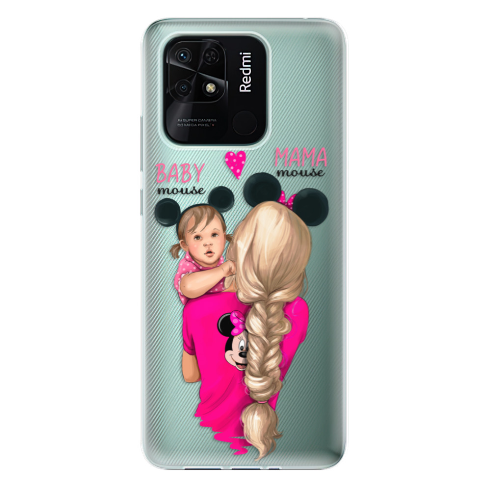 Odolné silikónové puzdro iSaprio - Mama Mouse Blond and Girl - Xiaomi Redmi 10C