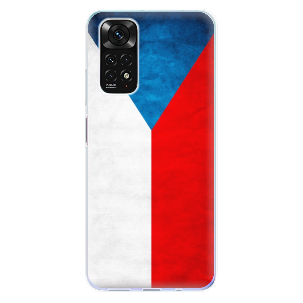 Odolné silikónové puzdro iSaprio - Czech Flag - Xiaomi Redmi Note 11 / Note 11S