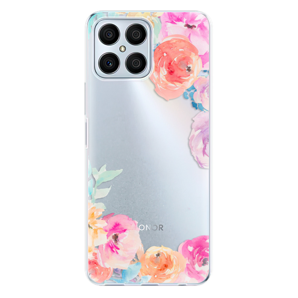 Odolné silikónové puzdro iSaprio - Flower Brush - Honor X8