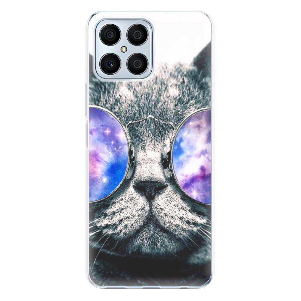 Odolné silikónové puzdro iSaprio - Galaxy Cat - Honor X8