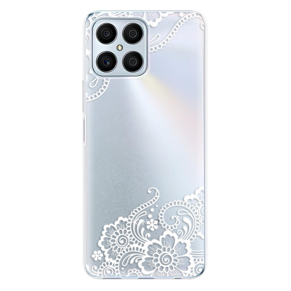 Odolné silikónové puzdro iSaprio - White Lace 02 - Honor X8