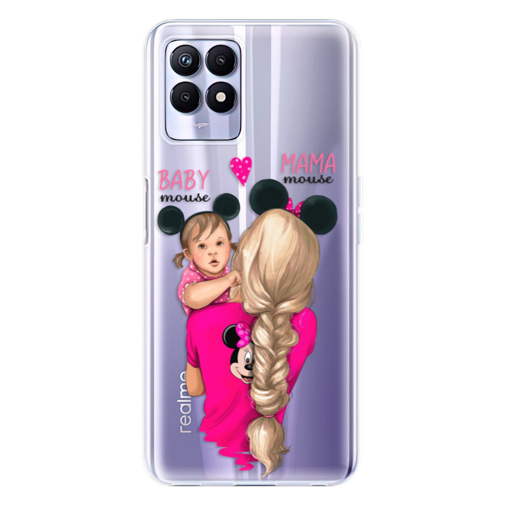 Odolné silikónové puzdro iSaprio - Mama Mouse Blond and Girl - Realme 8i