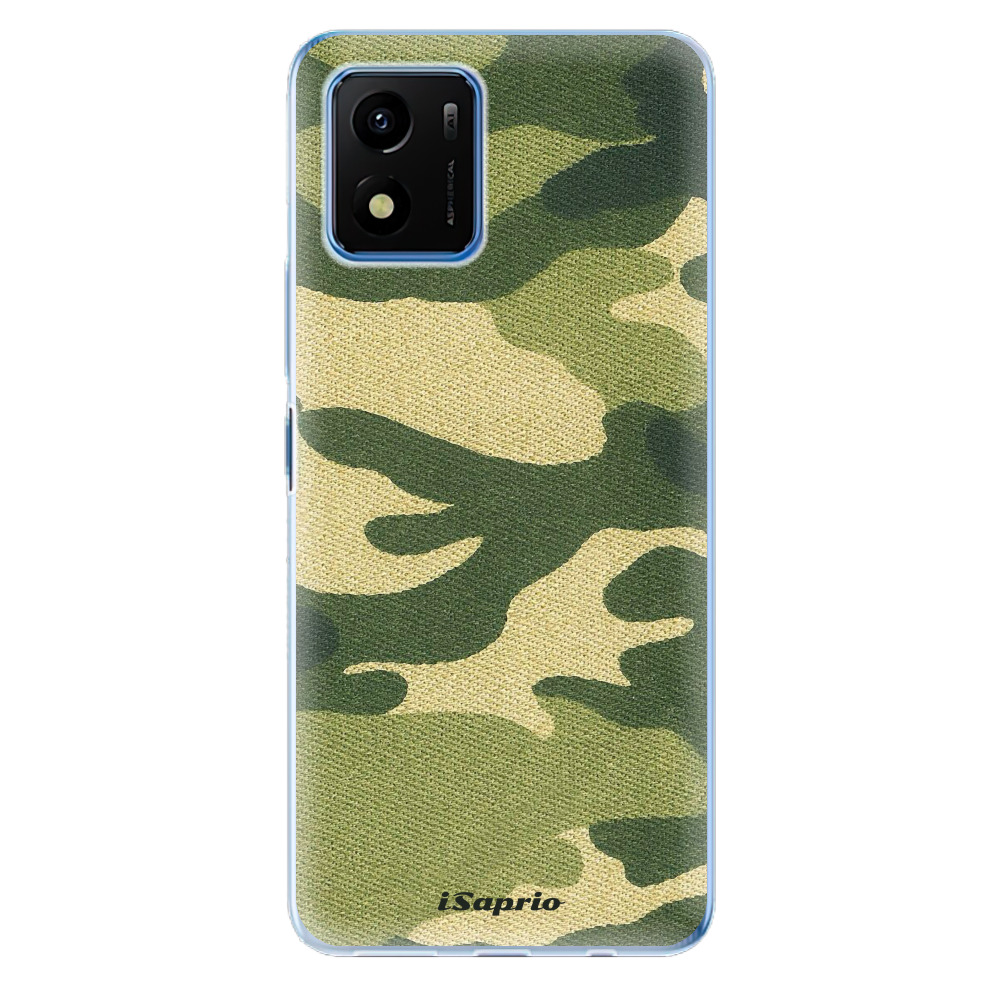 Odolné silikónové puzdro iSaprio - Green Camuflage 01 - Vivo Y01