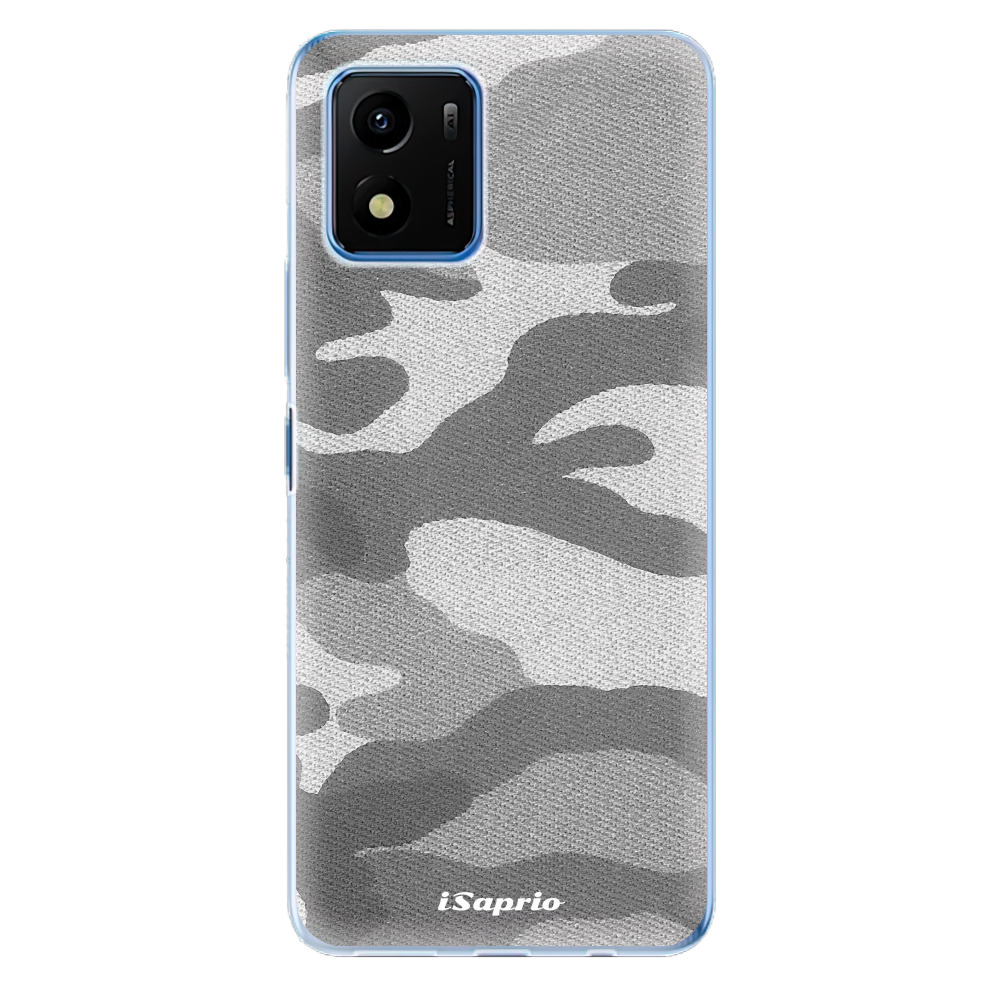 Odolné silikónové puzdro iSaprio - Gray Camuflage 02 - Vivo Y01