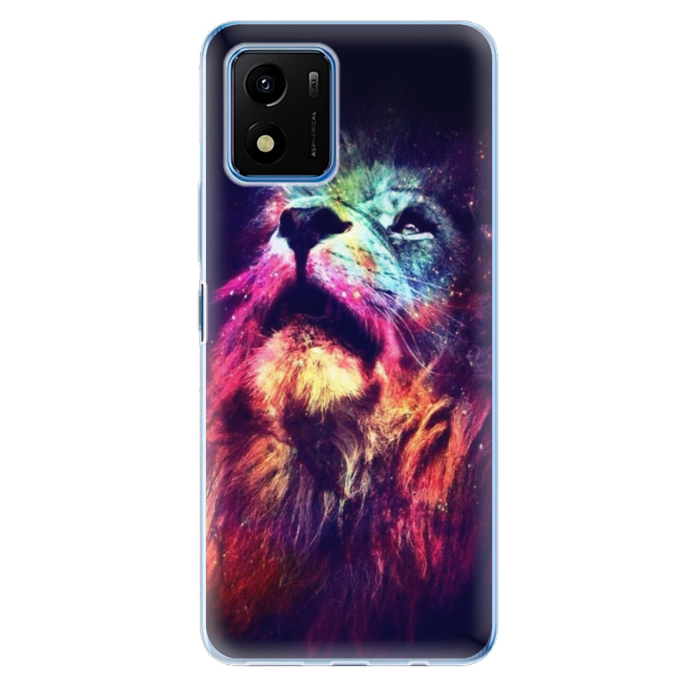 Odolné silikónové puzdro iSaprio - Lion in Colors - Vivo Y01