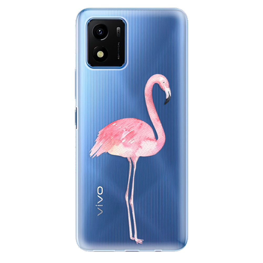 Odolné silikónové puzdro iSaprio - Flamingo 01 - Vivo Y01