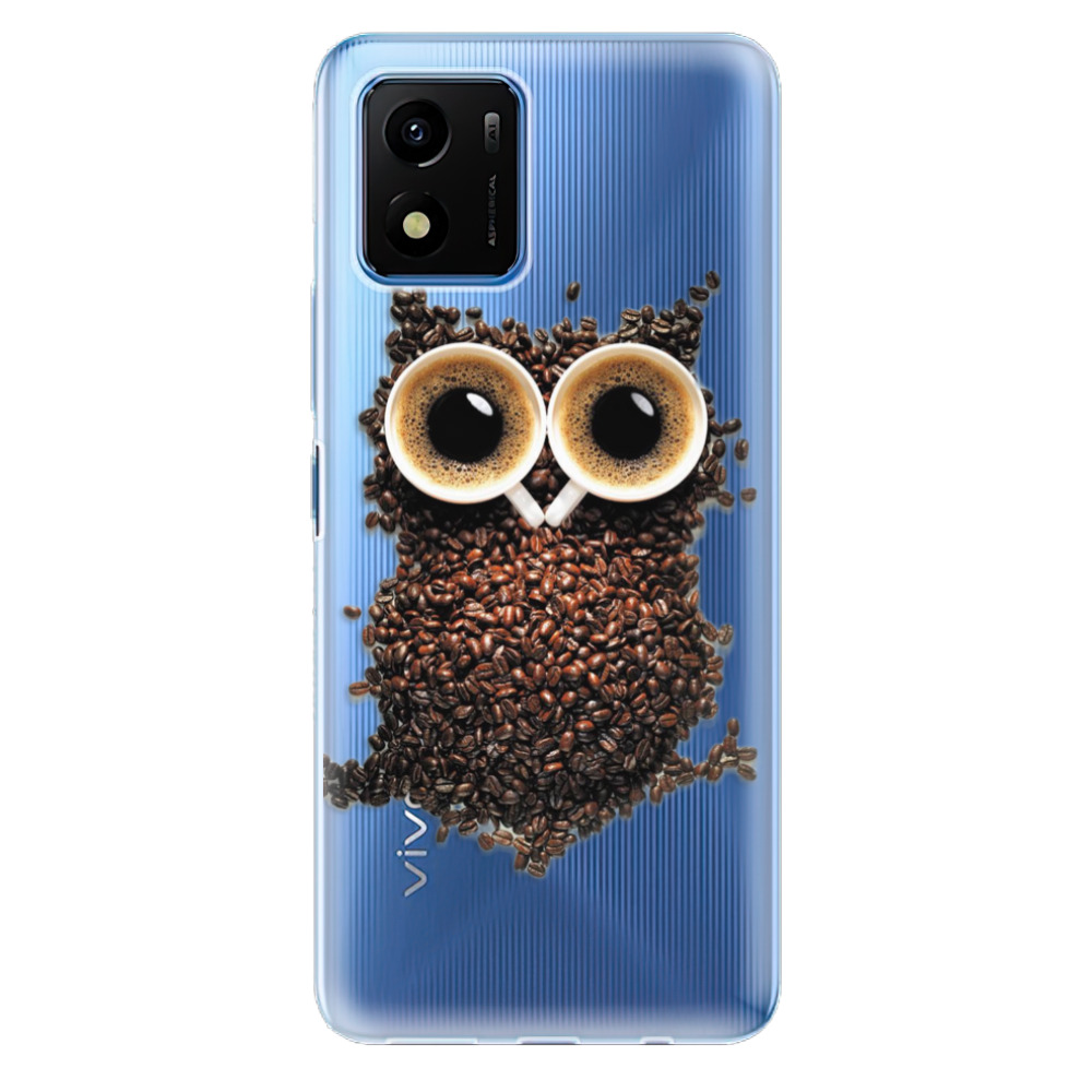Odolné silikónové puzdro iSaprio - Owl And Coffee - Vivo Y01