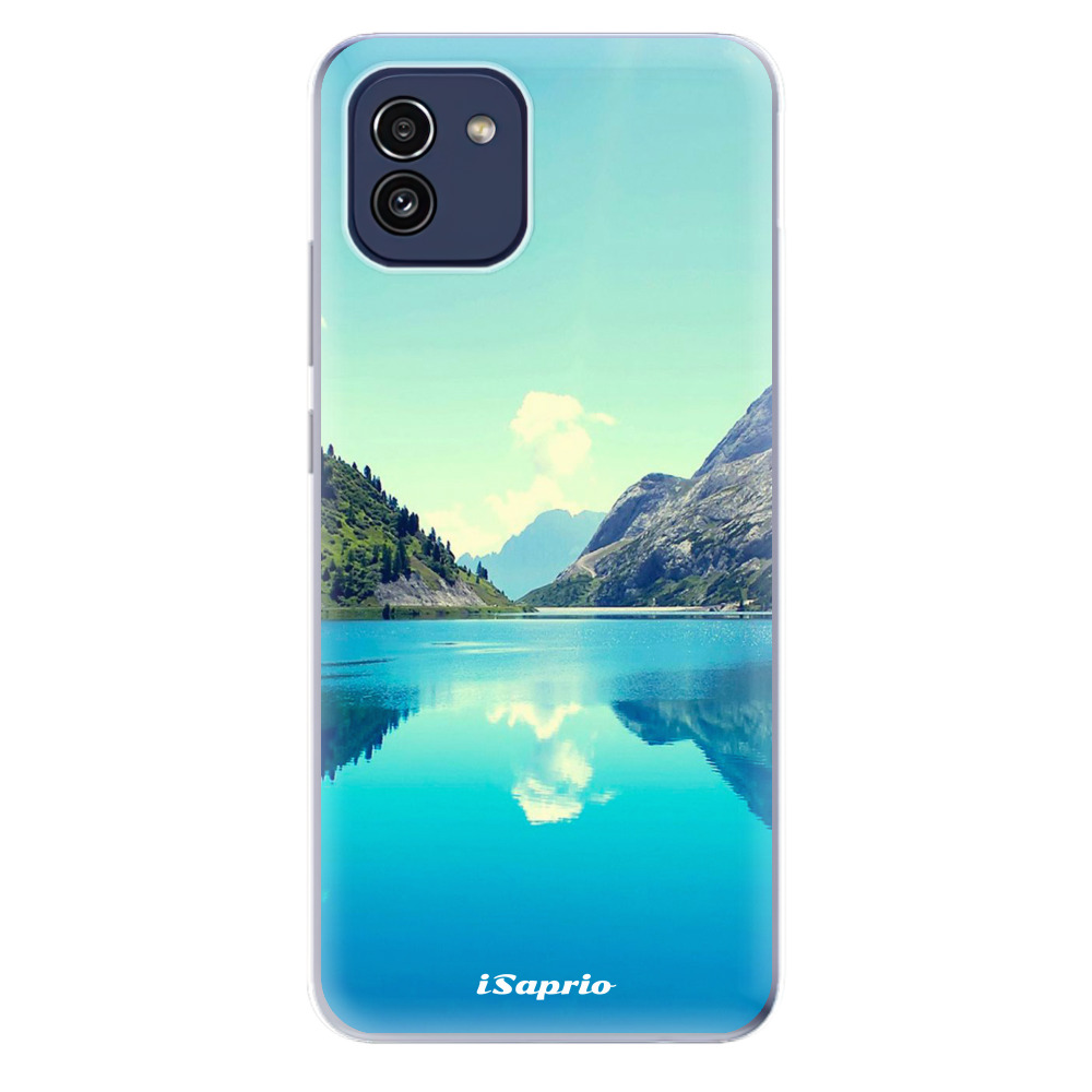 Odolné silikónové puzdro iSaprio - Lake 01 - Samsung Galaxy A03