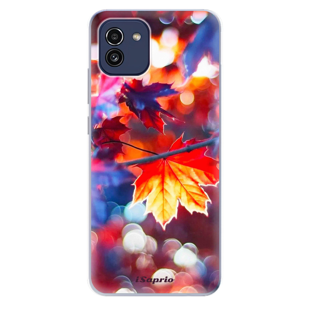 Odolné silikónové puzdro iSaprio - Autumn Leaves 02 - Samsung Galaxy A03
