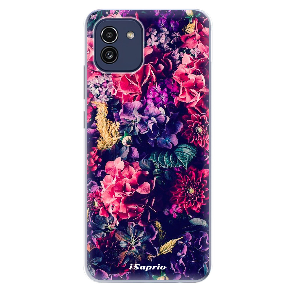 Odolné silikónové puzdro iSaprio - Flowers 10 - Samsung Galaxy A03