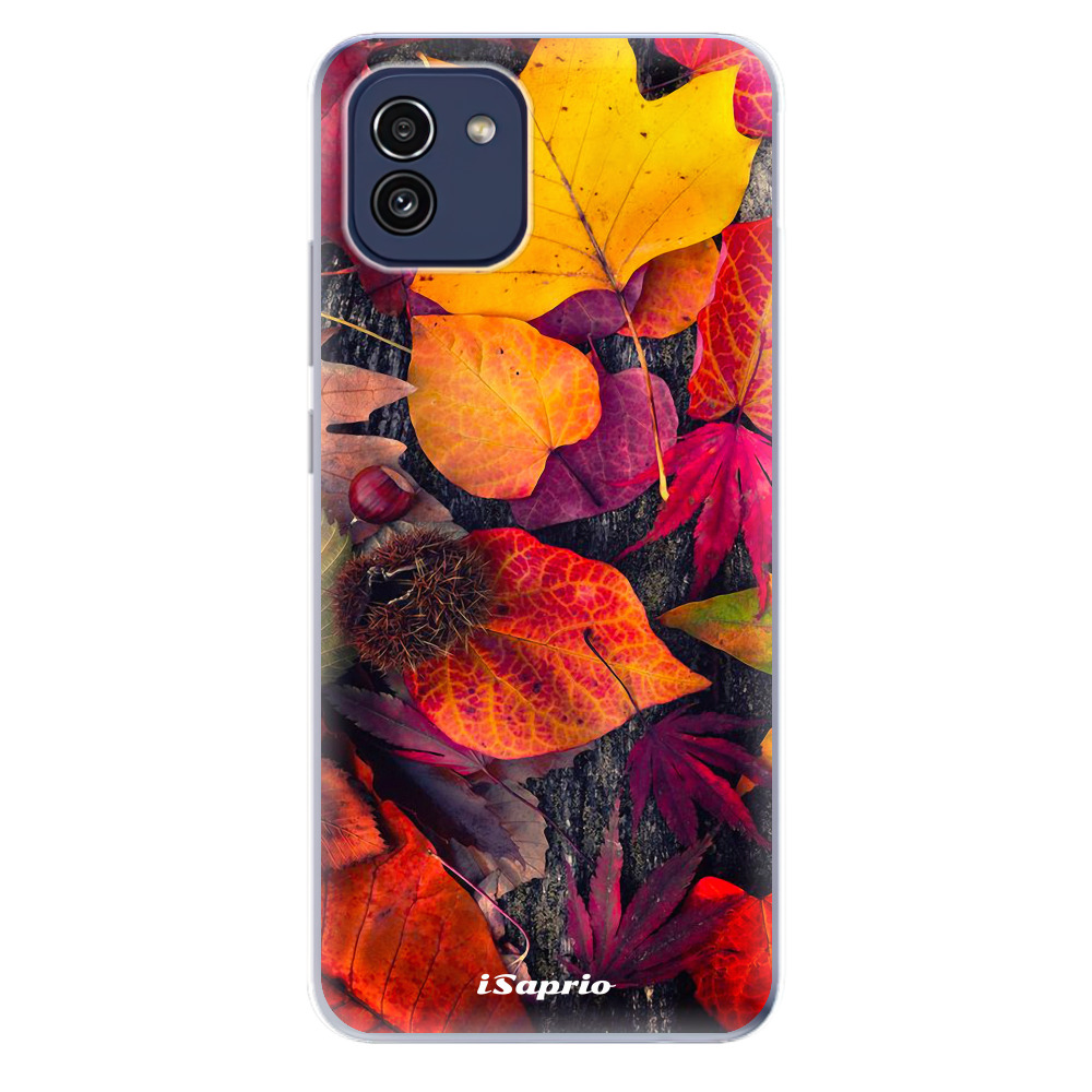 Odolné silikónové puzdro iSaprio - Autumn Leaves 03 - Samsung Galaxy A03