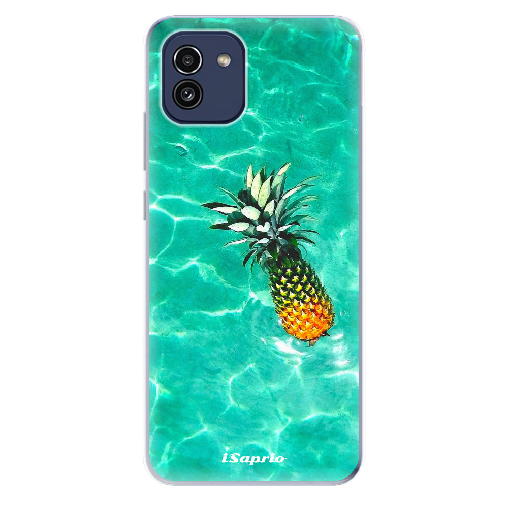 Odolné silikónové puzdro iSaprio - Pineapple 10 - Samsung Galaxy A03