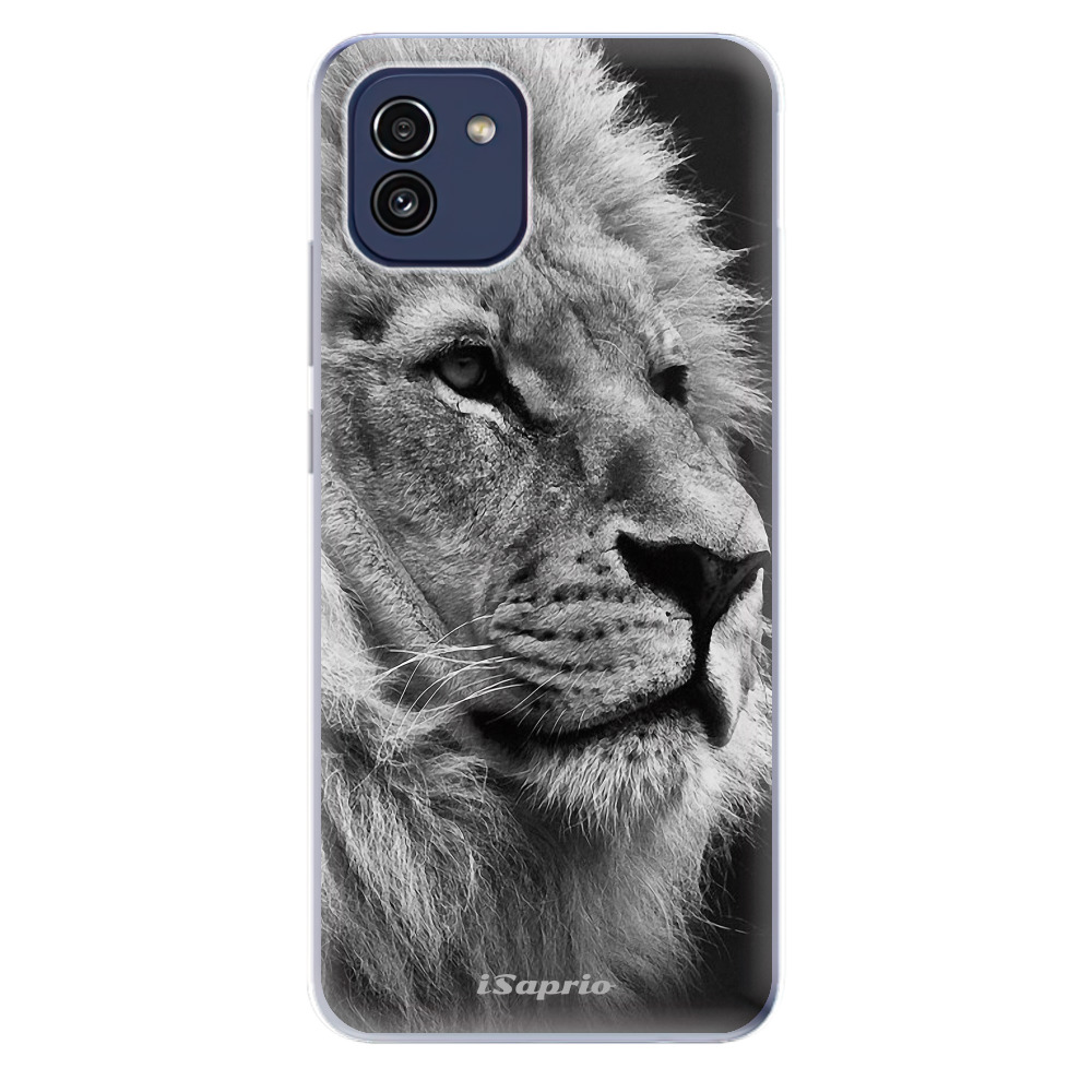 Odolné silikónové puzdro iSaprio - Lion 10 - Samsung Galaxy A03