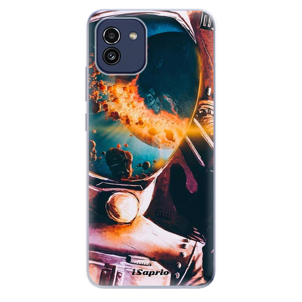 Odolné silikónové puzdro iSaprio - Astronaut 01 - Samsung Galaxy A03
