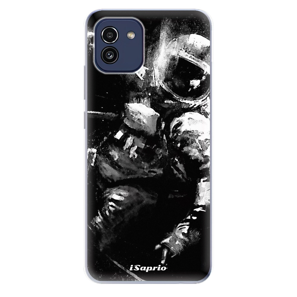 Odolné silikónové puzdro iSaprio - Astronaut 02 - Samsung Galaxy A03