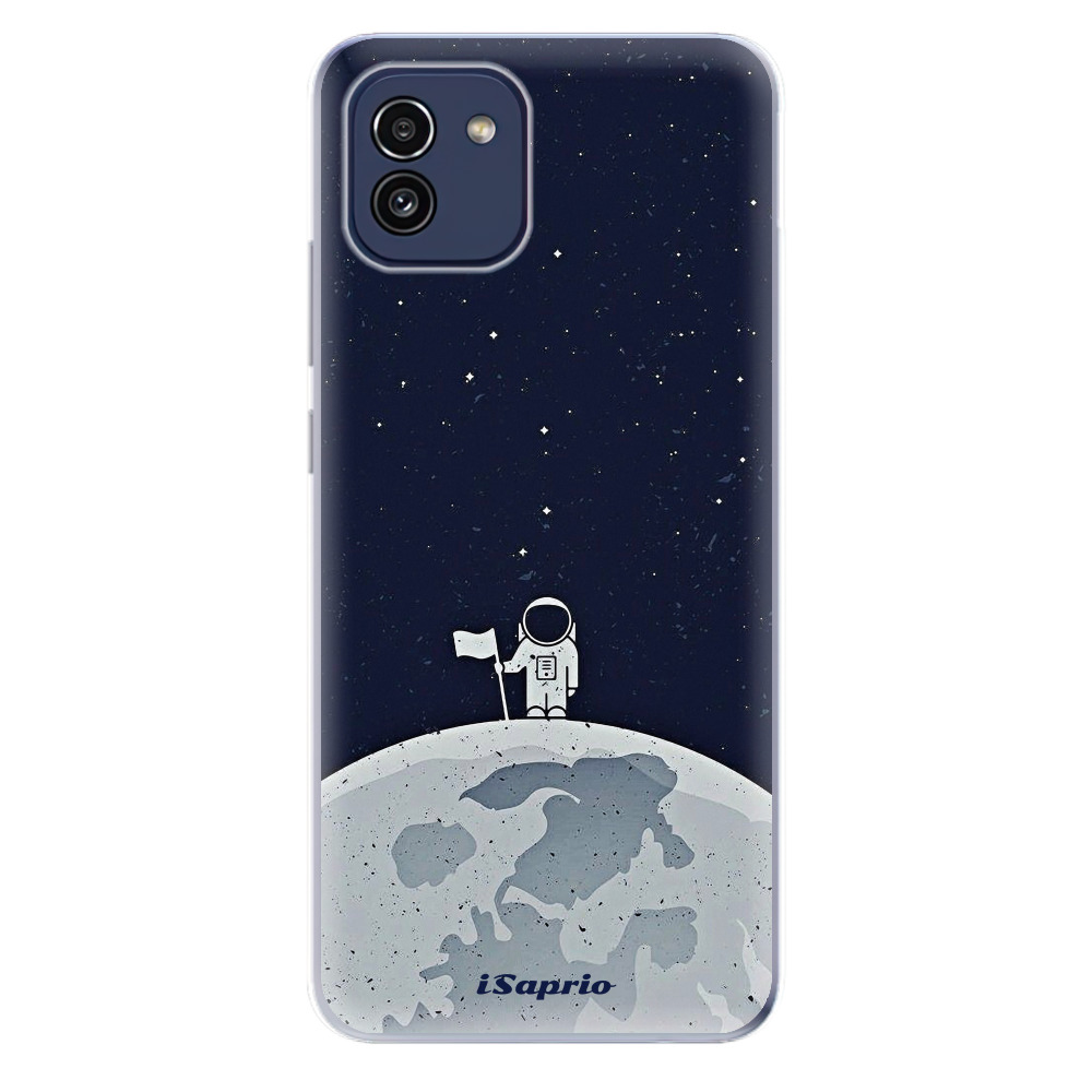 Odolné silikónové puzdro iSaprio - On The Moon 10 - Samsung Galaxy A03