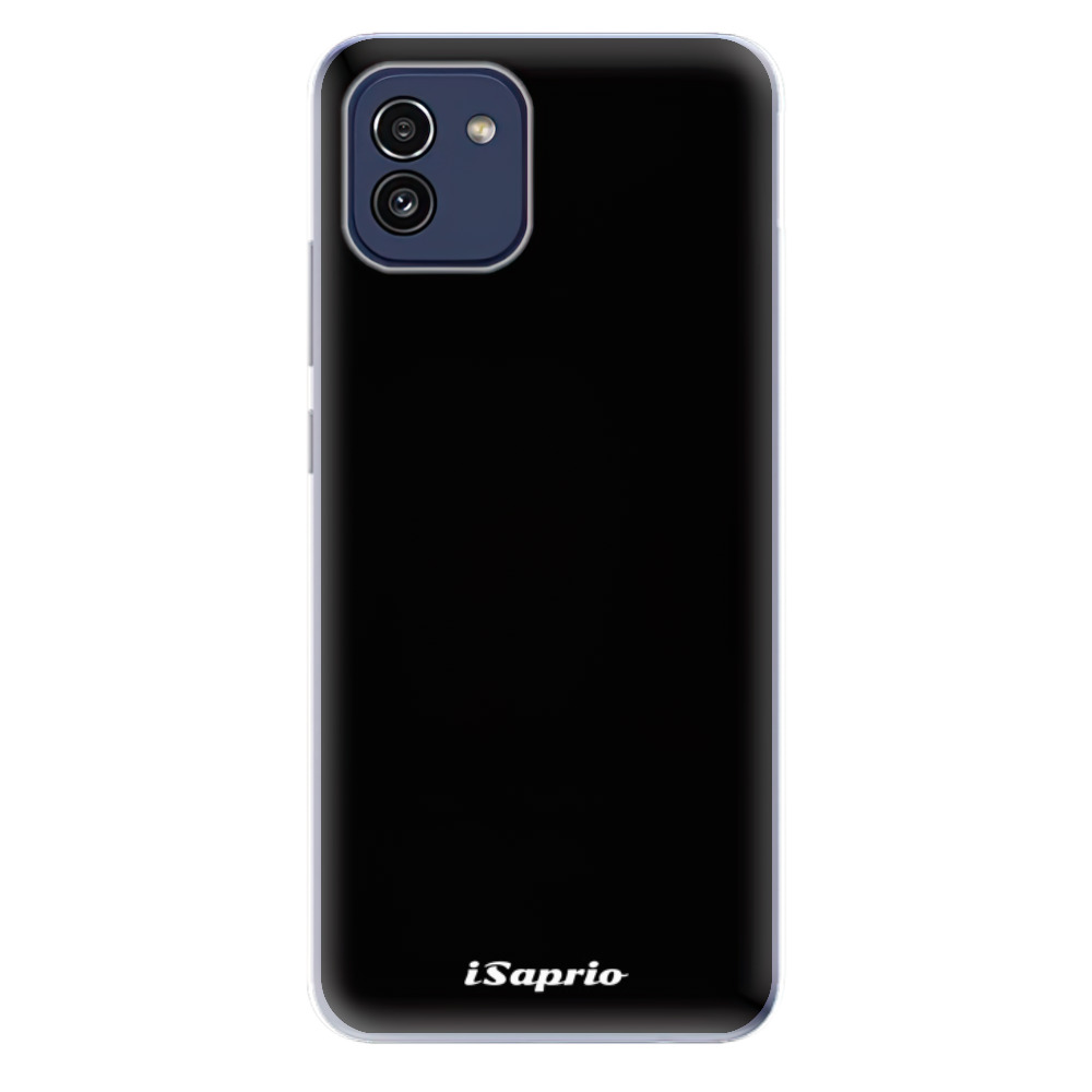 Odolné silikónové puzdro iSaprio - 4Pure - černý - Samsung Galaxy A03