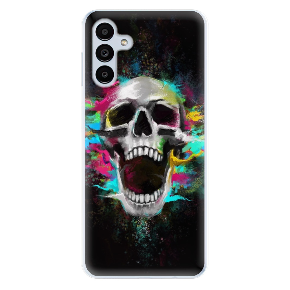Odolné silikónové puzdro iSaprio - Skull in Colors - Samsung Galaxy A13 5G