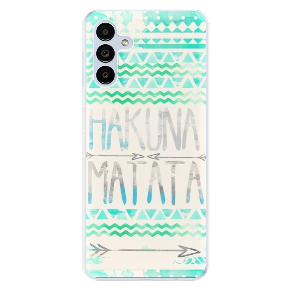 Odolné silikónové puzdro iSaprio - Hakuna Matata Green - Samsung Galaxy A13 5G
